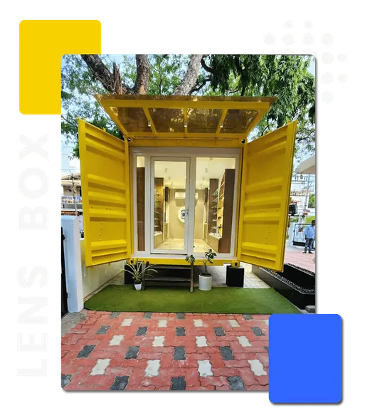 Lens Box – first optical shop in a container